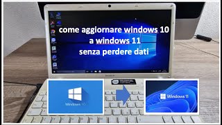 come aggiornare windows 10 a windows 11 senza perdere dati Guida facile [upl. by Rimisac]