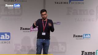 Artificial Intelligence understanding peoples thoughts  Aritra Bhowmik  FameLab Dresden 2018 [upl. by Oiramad210]