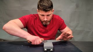 LEARN HOW TO PROPERLY SHARPEN KNIVES IN ABOUT 5 MINUTES [upl. by Akkahs]