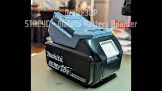 STACYC Battery Adapter  MAKITA [upl. by Tan139]