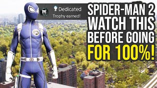 Spider Man 2 PS5  Important Info amp Secret Trophies You Need To Know Spider Man 2 Trophy Guide [upl. by Miehar]