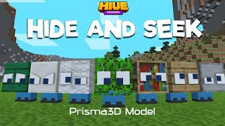 Minecraft Hive Hide And Seek Animations Prisma3D [upl. by Marriott]