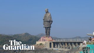 India unveils worlds tallest statue [upl. by Ettesyl]