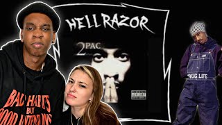 FIRST TIME HEARING 2Pac  Hellrazor REACTION  THIS IS WHY HE GETS CALLED THE GOAT🙏💯 [upl. by Viridi]