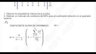 PSICOMETRÍA ALPHA DE CRONBACH E INTERVALO DE CONFIANZA [upl. by Nnayram]