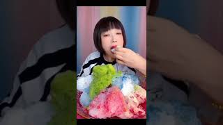 REFREEZE DRY FLECKY ICE EATING MUKBANG ASMR SHAVED BLEND ICE HARD ICE [upl. by Euqimod]