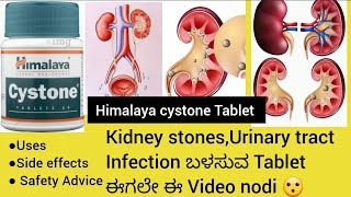 Himalaya cystone Tablet information in kannadaUsesside effectssafety Advice kidneystone viral [upl. by Renaxela747]