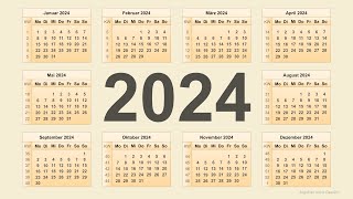 Kalender 2024 [upl. by Reinwald370]