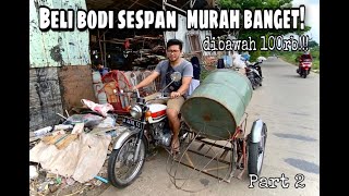 CARA BUAT BODI SESPAN LOW BUDGET UNTUK MOTOR TUA HONDA KLASIK CB100 GLATIK PART 2  OTOMOTIF [upl. by Alexine]