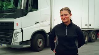 Hela inslaget med Emina i avsnitt 6 av Svenska Truckers säsong 6 [upl. by Bowne]