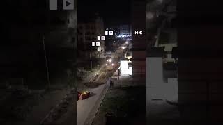 Israeli forces bulldoze the streets of Jenin in the occupied West Bank [upl. by Fransen]