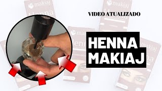 Como Preparar a Henna Makiaj Atualizado  Dicas de Aplicação Profissional [upl. by Amitarp]