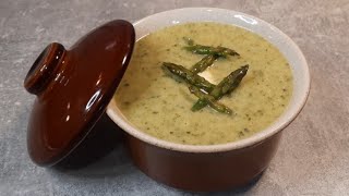 CREAM OF ASPARAGUS SOUP  SIMPLE ASPARAGUS SOUP RECIPE [upl. by Lindi]