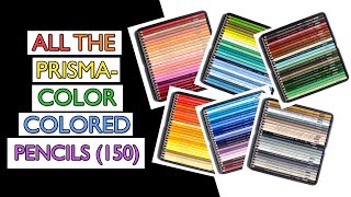 Complete List of 150 Prismacolor Premier Colored Pencils Names in Color Order [upl. by Manson]