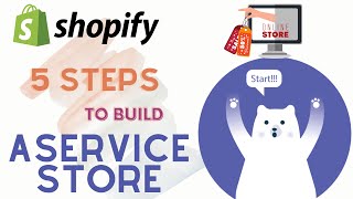 How to sell services on Shopify  5 Steps to create a store [upl. by Quartana]