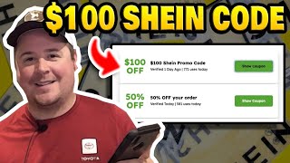 Shein Promo Code 🛍 How to get 100 Shein Coupon Code for FREE in 2024 [upl. by Elletnahc441]