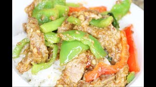 HOW TO MAKE Chinese Pepper Steak Recipe Delicious and Savory Easy cook at home recipe [upl. by Bat694]