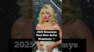 The 2025 Grammys Best New Artist Nomineesgrammys music [upl. by Wandie]