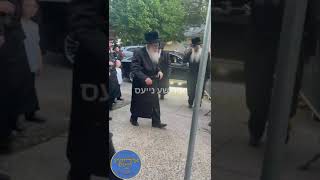 Skver Rebbe Attends The Chupa Of One Of His Chassidim  Sivan 5784 [upl. by Marigolda]