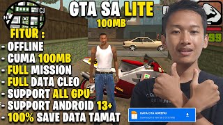 Game GTA SA Lite Cuma 100MB Support All GPU Support Sampe Android 14 [upl. by Ryle]