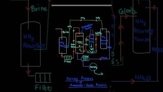 163 Solvays Process  Manufacture of Sodium Carbonate Soda Ash  Class 10th  Chemistry [upl. by Anaujat]