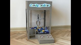 How to Make Toy Candy Grabber Claw Machine from Cardboard [upl. by Htenywg]