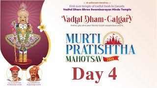 MAHAPOOJA  MURTI PRATISHTHA MAHOTSAV  VADTAL DHAM CALGARY  Day 04 June 29th 2024 [upl. by Nnylear]