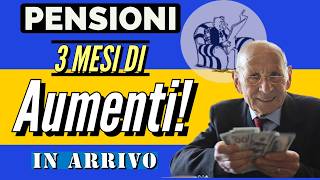 PENSIONI 👉 TRE MESI di AUMENTI e BONUS in ARRIVO Novembre Dicembre e Gennaio 💰 Vediamoli [upl. by Einnov]