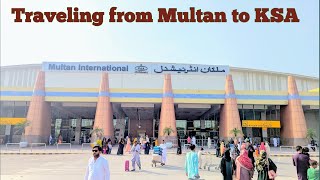 travel from Multan airport to Jeddah airport  Saudi airlines  Asif Saeed vlogs [upl. by Ecnarrat6]