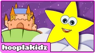 Twinkle Twinkle Little Star Song  HooplaKidz Nursery Rhymes amp Kids Songs [upl. by Atsiuqal441]