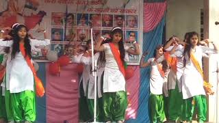 jalwa Tera Jalwa Jslwa Hindustan Ki Kasam College Girls Students Group Dance Super Porformesn [upl. by Eirojam]