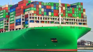 Epic CloseUp The Worlds Biggest Container Ship Like Youve Never Seen [upl. by Alywt]