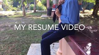 Video Resume TGS student  Shamsul Naeem [upl. by Ordnaxela55]