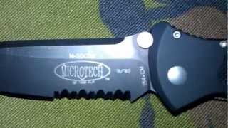 MICROTECH Mini Socom Black Serrated 1998 [upl. by Tecla]