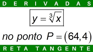 CÁLCULO 🔆 EQUAÇÃO da RETA TANGENTE a CURVA no PONTO DADO derivadas exercícios cálculo1 [upl. by Fries118]