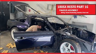 180SX Restoration Chassis Assembly Part 16 [upl. by Illac559]