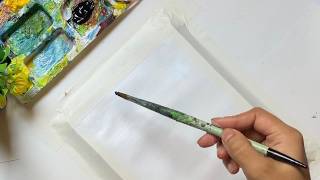 How to paint a landscapeAcrylic paintingpainting tutorialpainting568 [upl. by Anita]