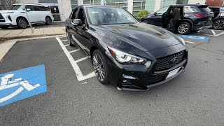 2023 INFINITI Q50 Red Sport 400 VA Chantilly Fairfax Ashburn Gainesville Sterling [upl. by Orpah]