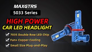 5033 Series High Power Car LED Headlight [upl. by Eimmis]