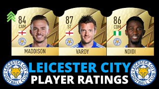 FIFA 22  LEICESTER CITY PLAYER RATINGS  ft Vardy Maddison Ndidi [upl. by Wayland]