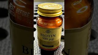 Solgar  Biotin 300mg  Prt 6 shorts bvitamins biotin health vitalnutrients [upl. by Atirac]