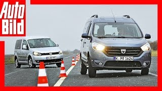 VW Caddy vs Dacia Dokker  Billiger aber genauso gut [upl. by Naitirb68]