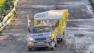 Angmering Raceway Caravan Demolition Derby [upl. by Asp]