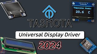 Tasmota Universal Display driver verwenden OLED LCD Display [upl. by Danna]