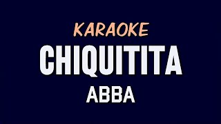 CHIQUITITA  ABBA  Karaoke [upl. by Llovera]