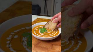 CREAMIEST Roasted Tomato and Pepper Soup Recipe of 2024 Easy amp Vegan [upl. by Cavit]