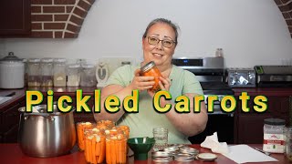 Canning Pickled Carrots joyfulpantry homecanning homemade [upl. by Wendelin]