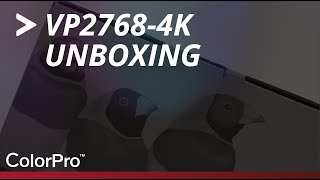 ViewSonic VP27684K Unboxing Video [upl. by Ermeena]