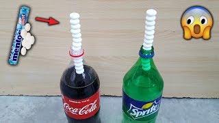 COCA COLA VS MENTOS  Sprite vs Mentos [upl. by Enala]