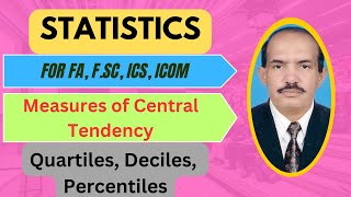 Mastering the concepts of Quartiles Deciles and Percentiles for students of Statistics Class 11 [upl. by Ydak]